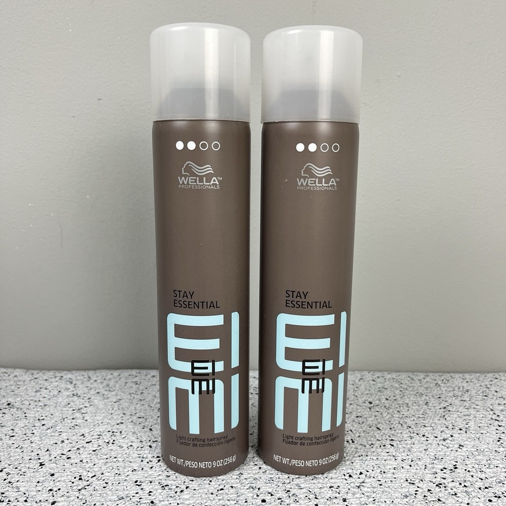Wella‎ Professionals EIMI Stay Essential Light Crafting Hairspray 9oz. Lot of 2